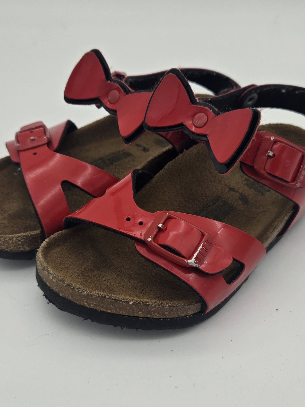 Birkenstock Red Bow Strap Kids Sandals Eu 26 Us 8
